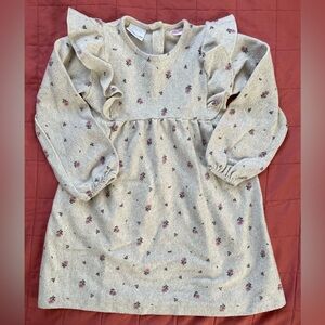 Zara wool floral dress size 3-4